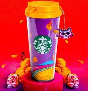 - Starbucks day of the dead fall Mexico collection 2024 tumbler with charm